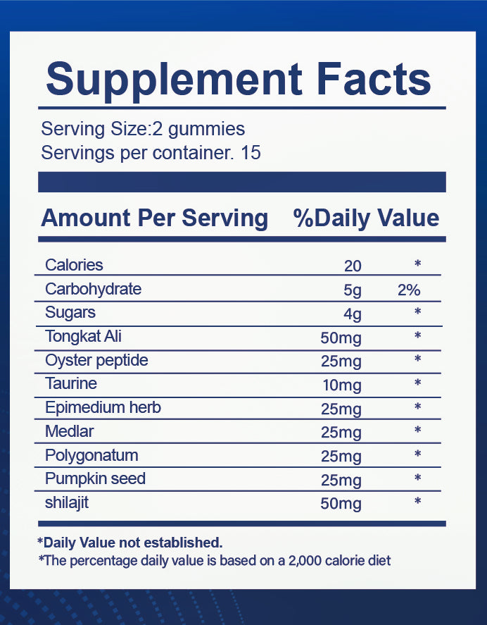 Weluoju MEN'S Fertility Supplements - Deep Sea Oyster Extract with Maca & Ginseng